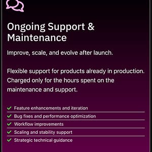 Productised Service Ongoing Support and Maintenance Bubble.io image by Simple Automation Solutions